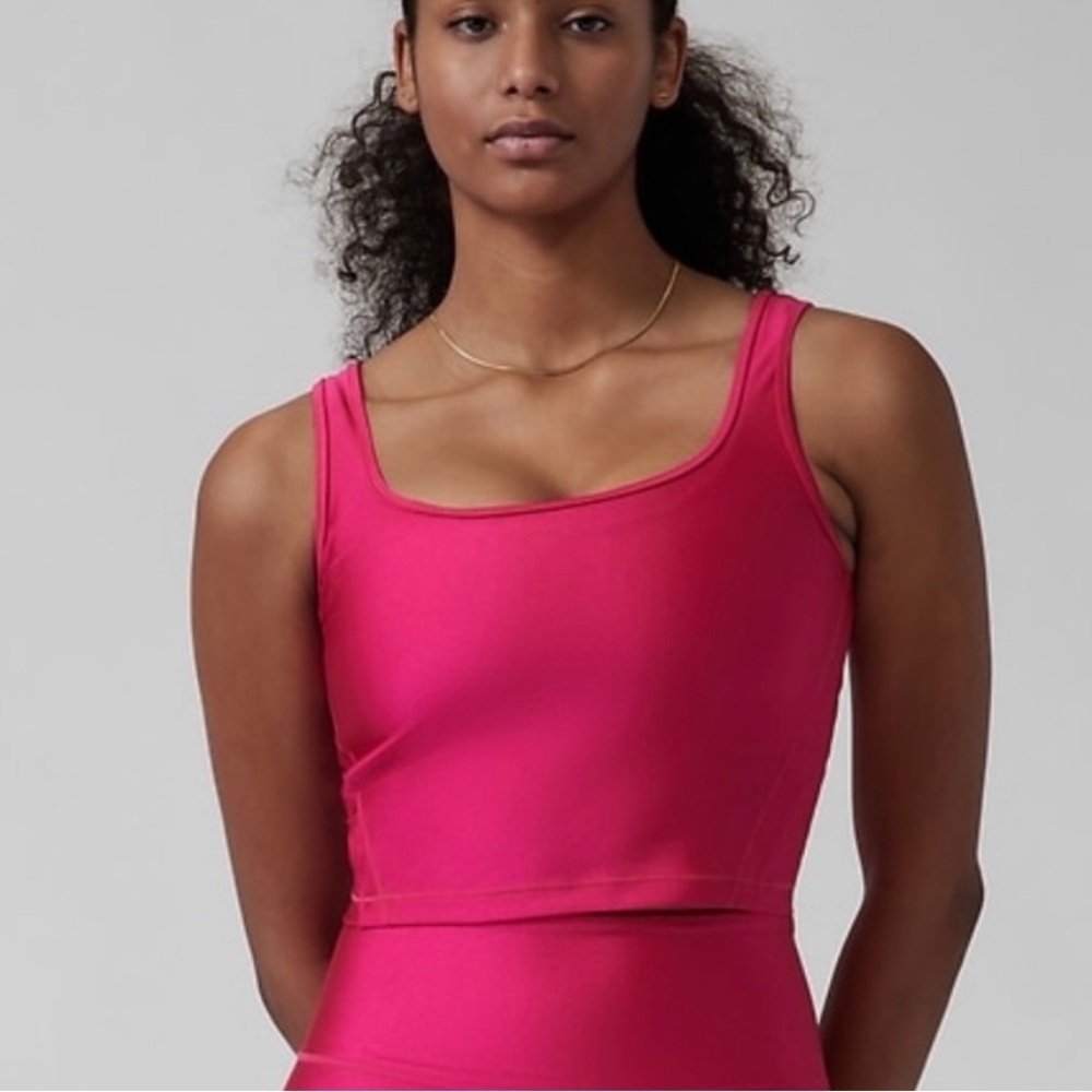 Athleta Shanti Shine Crop Tank Top XS - Picture 1 of 7